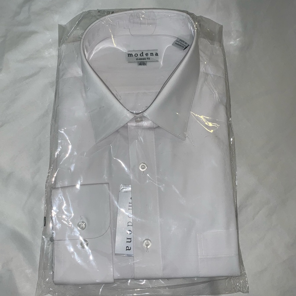 White Long sleeve button up